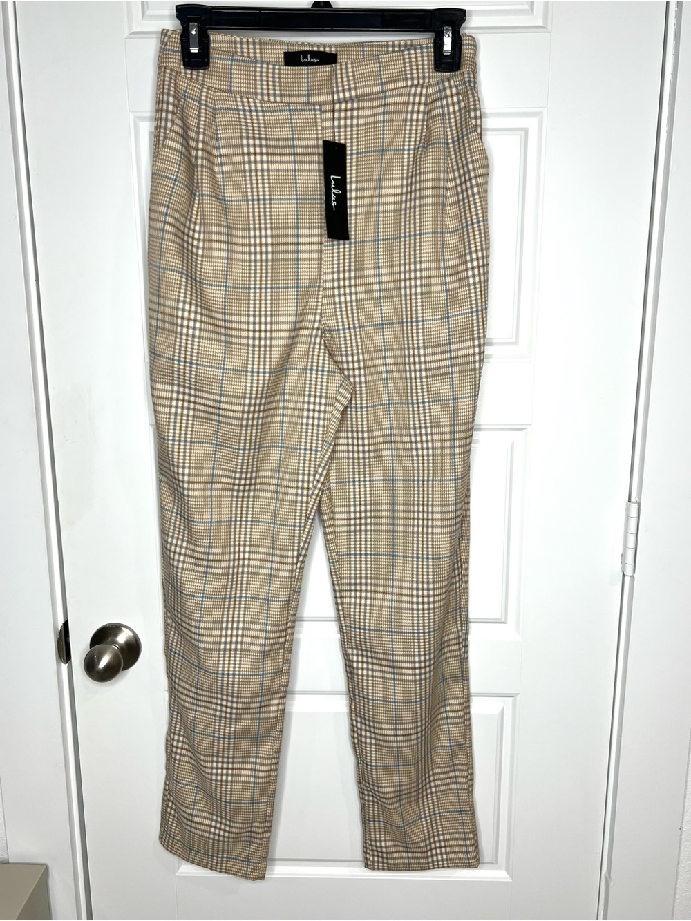 Lulus Women's Dress Pants Herringbone Trousers NWT